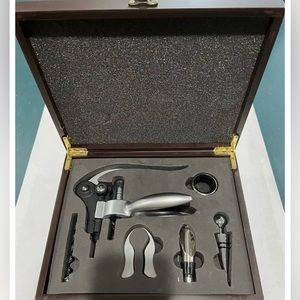 Wine Connoisseur Corkscrew 6-Piece Set with Wood Box EXCELLENT CONDITION